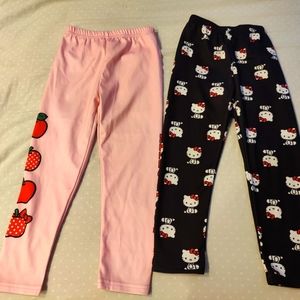 Hello Kitty And Friends Toddler Girls 2pcs Cartoon Graphic Leggings